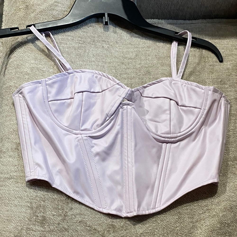 Forever 21 Lilac Purple Corset Top